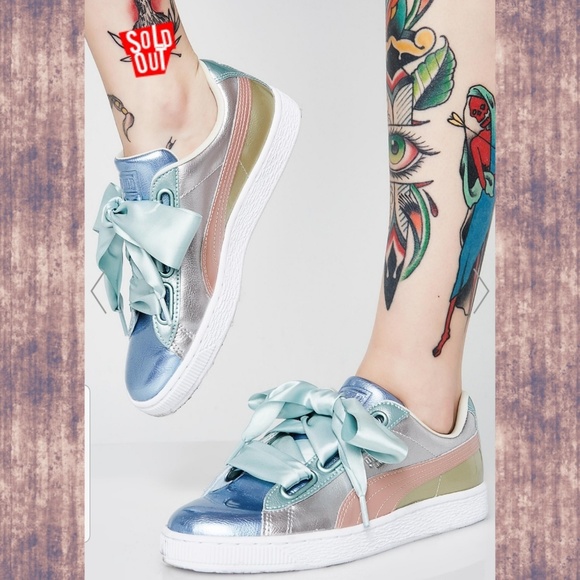 puma sneaker basket heart puma sneaker basket heart
